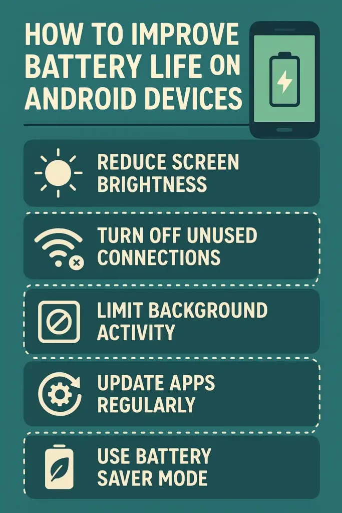 How to Improve Battery Life on Android Devices